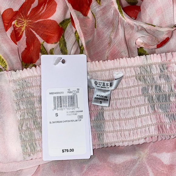 GUESS Los Angeles Blouse NEW! - Picture 6 of 6